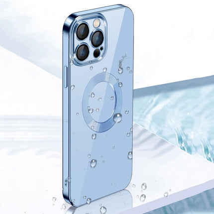 9D Plated Lens Film Clear Phone Case, For iPhone 14 Pro Max