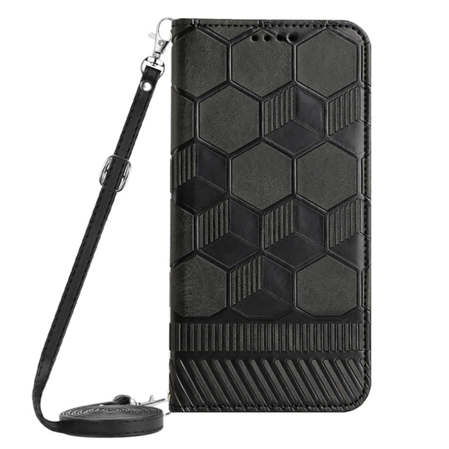 Crossbody Football Texture Magnetic PU Phone Case, For iPhone 11, For iPhone 11 Pro, For iPhone 11 Pro Max, For iPhone 12