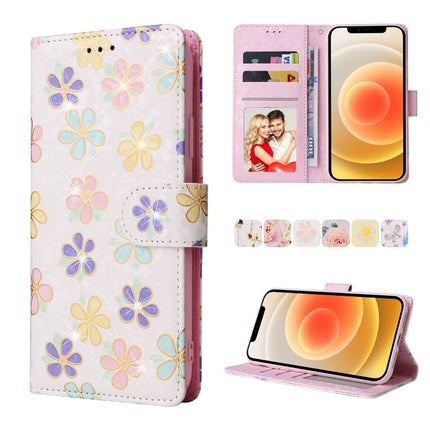 Bronzing Painting RFID Leather Case, For iPhone 12 mini, For iPhone 12 / 12 Pro, For iPhone 12 Pro Max, For iPhone 11