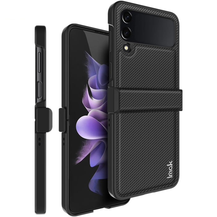 IMAK Ruiyi Series Carbon Brazing TPU Phone Case, For Samsung Galaxy Z Flip4 5G, For Samsung Galaxy Z Fold4 5G