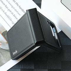 IMAK Ruiyi Series Carbon Brazing TPU Phone Case, For Samsung Galaxy Z Flip4 5G, For Samsung Galaxy Z Fold4 5G
