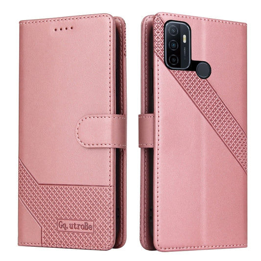 GQUTROBE Skin Feel Magnetic Leather Phone Case, For OPPO A53, For OPPO A55 5G, For OPPO A74 / F19, For OPPO A92s