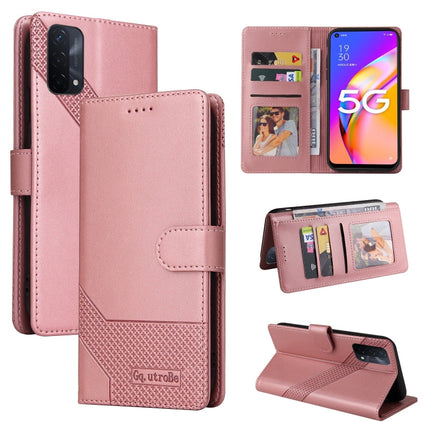 GQUTROBE Skin Feel Magnetic Leather Phone Case, For OPPO A93 5G, For OPPO A94, For OPPO F17 Pro / A93, For Realme 8i