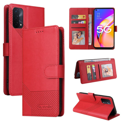 GQUTROBE Skin Feel Magnetic Leather Phone Case, For OPPO A93 5G, For OPPO A94, For OPPO F17 Pro / A93, For Realme 8i