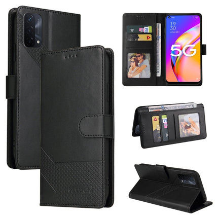 GQUTROBE Skin Feel Magnetic Leather Phone Case, For OPPO A93 5G, For OPPO A94, For OPPO F17 Pro / A93, For Realme 8i