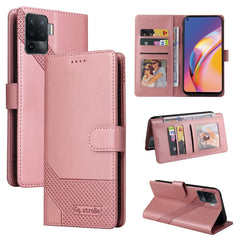 GQUTROBE Skin Feel Magnetic Leather Phone Case, For OPPO A93 5G, For OPPO A94, For OPPO F17 Pro / A93, For Realme 8i