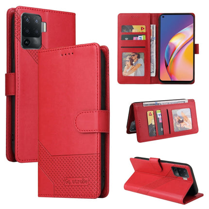GQUTROBE Skin Feel Magnetic Leather Phone Case, For OPPO A93 5G, For OPPO A94, For OPPO F17 Pro / A93, For Realme 8i