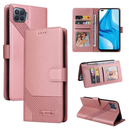 GQUTROBE Skin Feel Magnetic Leather Phone Case, For OPPO A93 5G, For OPPO A94, For OPPO F17 Pro / A93, For Realme 8i