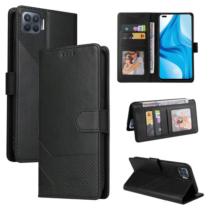 GQUTROBE Skin Feel Magnetic Leather Phone Case, For OPPO A93 5G, For OPPO A94, For OPPO F17 Pro / A93, For Realme 8i