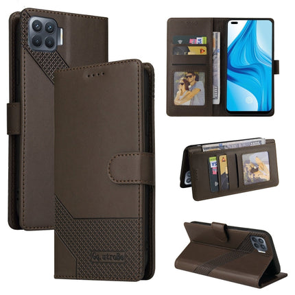 GQUTROBE Skin Feel Magnetic Leather Phone Case, For OPPO A93 5G, For OPPO A94, For OPPO F17 Pro / A93, For Realme 8i