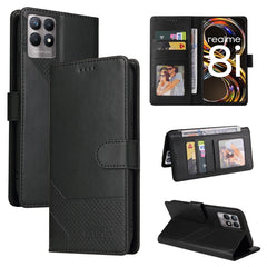GQUTROBE Skin Feel Magnetic Leather Phone Case, For OPPO A93 5G, For OPPO A94, For OPPO F17 Pro / A93, For Realme 8i