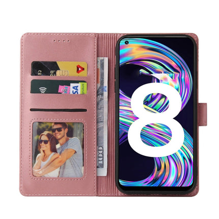 GQUTROBE Skin Feel Magnetic Leather Phone Case, For Realme 8, For Realme C11, For Realme C15, For Realme C20