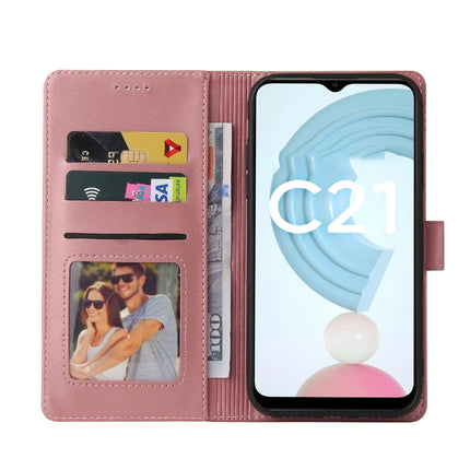 GQUTROBE Skin Feel Magnetic Leather Phone Case, For Realme C21, For Realme C21Y, For Realme GT 5G, For Realme V13 5G