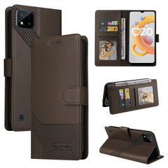 GQUTROBE Skin Feel Magnetic Leather Phone Case, For Realme C21, For Realme C21Y, For Realme GT 5G, For Realme V13 5G