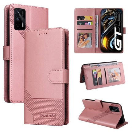 GQUTROBE Skin Feel Magnetic Leather Phone Case, For Realme C21, For Realme C21Y, For Realme GT 5G, For Realme V13 5G