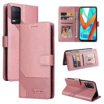 GQUTROBE Skin Feel Magnetic Leather Phone Case, For Realme C21, For Realme C21Y, For Realme GT 5G, For Realme V13 5G