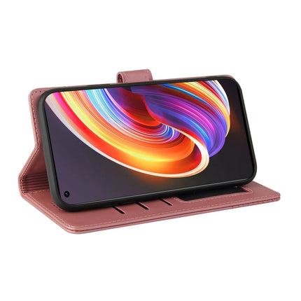 GQUTROBE Skin Feel Magnetic Leather Phone Case, For Realme X7 Pro