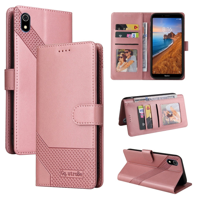 GQUTROBE Skin Feel Magnetic Leather Phone Case, For Xiaomi Redmi 7A, For Xiaomi Redmi 9A, For Xiaomi Redmi 9C, For Xiaomi Redmi 9T