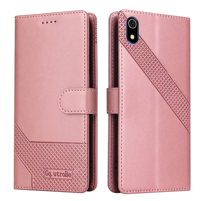 GQUTROBE Skin Feel Magnetic Leather Phone Case, For Xiaomi Redmi 7A, For Xiaomi Redmi 9A, For Xiaomi Redmi 9C, For Xiaomi Redmi 9T