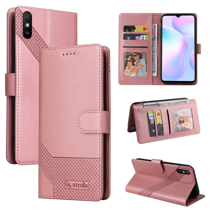 GQUTROBE Skin Feel Magnetic Leather Phone Case, For Xiaomi Redmi 7A, For Xiaomi Redmi 9A, For Xiaomi Redmi 9C, For Xiaomi Redmi 9T