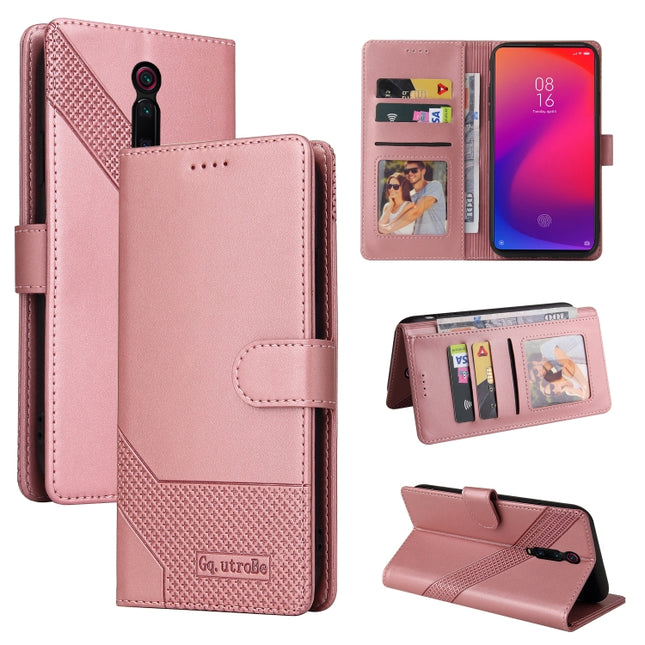 GQUTROBE Skin Feel Magnetic Leather Phone Case, For Xiaomi Redmi K20, For Xiaomi Redmi Note 9 Pro, For Xiaomi Redmi Note 9T, For Xiaomi Redmi Note 8 Pro