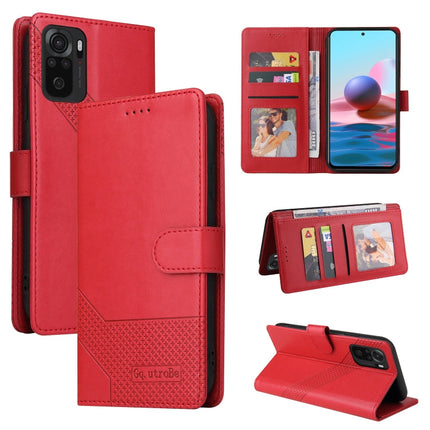 GQUTROBE Skin Feel Magnetic Leather Phone Case, For Xiaomi Redmi 10, For Xiaomi Redmi Note 7, For Xiaomi Redmi Note 10 4G, For Xiaomi Redmi Note 11 4G Global