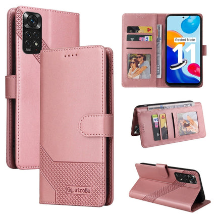 GQUTROBE Skin Feel Magnetic Leather Phone Case, For Xiaomi Redmi 10, For Xiaomi Redmi Note 7, For Xiaomi Redmi Note 10 4G, For Xiaomi Redmi Note 11 4G Global