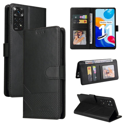 GQUTROBE Skin Feel Magnetic Leather Phone Case, For Xiaomi Redmi 10, For Xiaomi Redmi Note 7, For Xiaomi Redmi Note 10 4G, For Xiaomi Redmi Note 11 4G Global