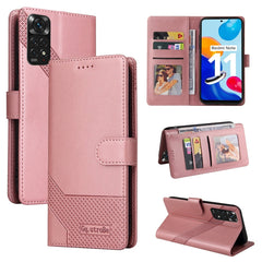 GQUTROBE Skin Feel Magnetic Leather Phone Case, For Xiaomi Redmi Note 8, For Xiaomi Redmi Note 8T, For Xiaomi Redmi Note 9 / 10X 4G, For Xiaomi Redmi Note 11 Pro
