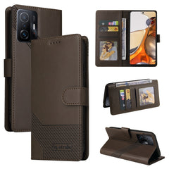GQUTROBE Skin Feel Magnetic Leather Phone Case, For Xiaomi Mi 10T Lite, For Xiaomi Mi 10T Pro, For Xiaomi Mi 11, For Xiaomi 11T / 11T Pro