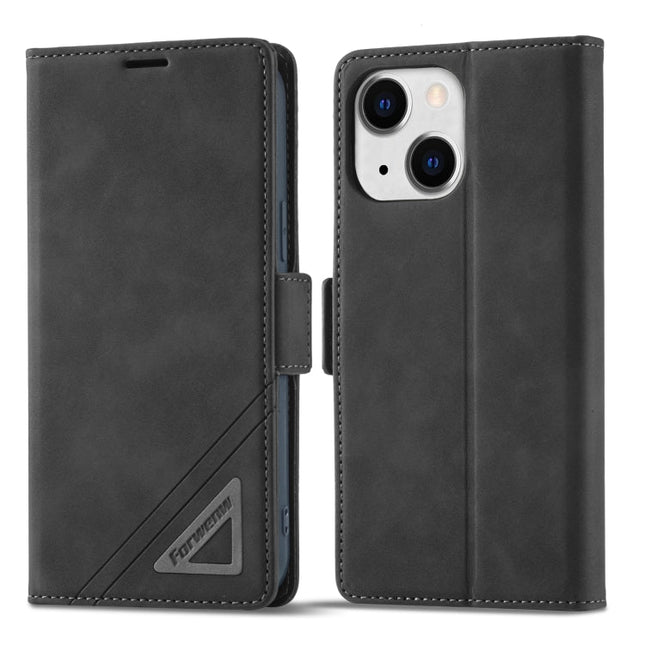 Forwenw Dual-side Buckle Leather Phone Case, For iPhone 14, For iPhone 14 Plus, For iPhone 14 Pro, For iPhone 14 Pro Max, For iPhone 13 mini, For iPhone 13, For iPhone 13 Pro, For iPhone 13 Pro Max