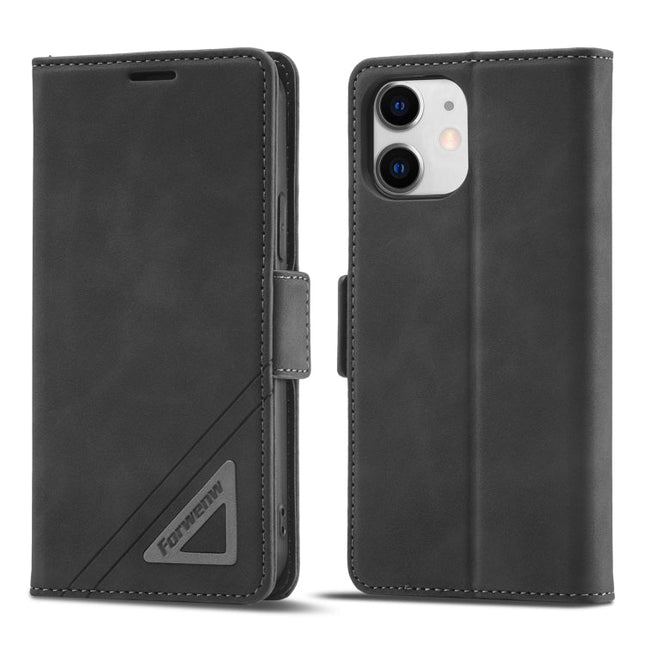 Forwenw Dual-side Buckle Leather Phone Case, For iPhone 12 mini, For iPhone 12 / 12 Pro, For iPhone 12 Pro Max, For iPhone 11, For iPhone 11 Pro, For iPhone 11 Pro Max, For iPhone X / XS, For iPhone XR