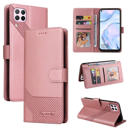 GQUTROBE Skin Feel Magnetic Leather Phone Case, For Huawei P40 Lite, For Huawei P40 Pro, For Huawei P Smart 2019, For Huawei P Smart Z
