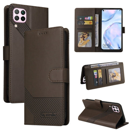 GQUTROBE Skin Feel Magnetic Leather Phone Case, For Huawei P40 Lite, For Huawei P40 Pro, For Huawei P Smart 2019, For Huawei P Smart Z