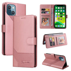 GQUTROBE Skin Feel Magnetic Leather Phone Case, For iPhone 13 Pro Max, For iPhone 13 Pro, For iPhone 13, For iPhone 13 mini