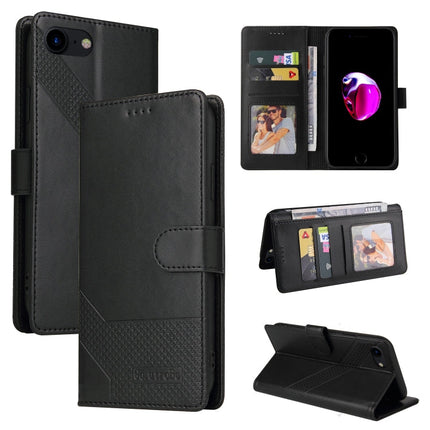 GQUTROBE Skin Feel Magnetic Leather Phone Case, For iPhone XS / X, For iPhone SE 2022 / SE 2020 / 8 / 7, For iPhone 8 Plus / 7 Plus