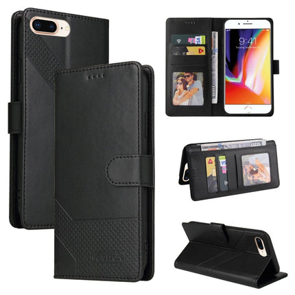 GQUTROBE Skin Feel Magnetic Leather Phone Case, For iPhone XS / X, For iPhone SE 2022 / SE 2020 / 8 / 7, For iPhone 8 Plus / 7 Plus