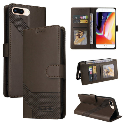 GQUTROBE Skin Feel Magnetic Leather Phone Case, For iPhone XS / X, For iPhone SE 2022 / SE 2020 / 8 / 7, For iPhone 8 Plus / 7 Plus