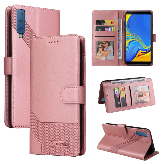 GQUTROBE Skin Feel Magnetic Leather Phone Case, For Samsung Galaxy A7 2018, For Samsung Galaxy A10, For Samsung Galaxy A12, For Samsung Galaxy A13