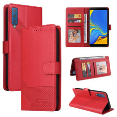 GQUTROBE Skin Feel Magnetic Leather Phone Case, For Samsung Galaxy A7 2018, For Samsung Galaxy A10, For Samsung Galaxy A12, For Samsung Galaxy A13