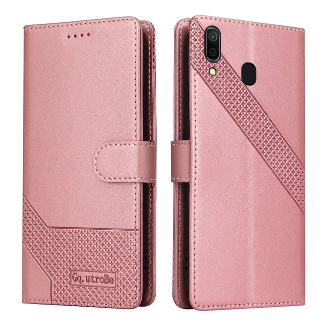 GQUTROBE Skin Feel Magnetic Leather Phone Case, For Samsung Galaxy A20 / A30, For Samsung Galaxy A20e, For Samsung Galaxy A20s, For Samsung Galaxy A21s