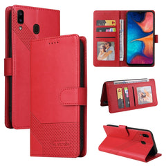 GQUTROBE Skin Feel Magnetic Leather Phone Case, For Samsung Galaxy A20 / A30, For Samsung Galaxy A20e, For Samsung Galaxy A20s, For Samsung Galaxy A21s