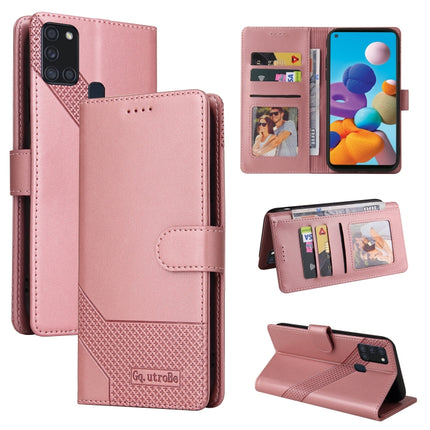 GQUTROBE Skin Feel Magnetic Leather Phone Case, For Samsung Galaxy A20 / A30, For Samsung Galaxy A20e, For Samsung Galaxy A20s, For Samsung Galaxy A21s