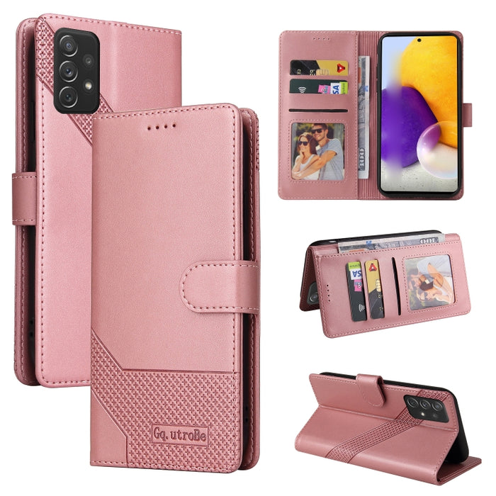 GQUTROBE Skin Feel Magnetic Leather Phone Case, For Samsung Galaxy A72 5G / 4G, For Samsung Galaxy A82 5G, For Samsung Galaxy A33 5G
