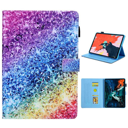 For iPad Pro 11 (2020) & (2018) Painted Pattern Tablet PC Protective Leather Case with Bracket & Card Slot & Photo Holder, Beach, Fantasy Butterfly, Beautiful Bubbles, Never Stop, Beautiful Starry Sky, Two Black Cats, Sparkling Sand, Golden Butterfly��...