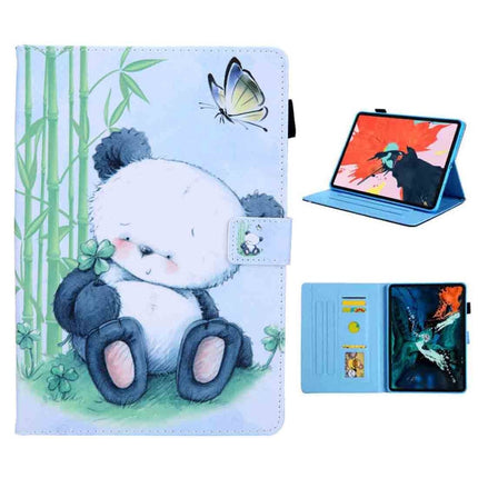 For iPad Pro 11 (2020) & (2018) Painted Pattern Tablet PC Protective Leather Case with Bracket & Card Slot & Photo Holder, Beach, Fantasy Butterfly, Beautiful Bubbles, Never Stop, Beautiful Starry Sky, Two Black Cats, Sparkling Sand, Golden Butterfly��...