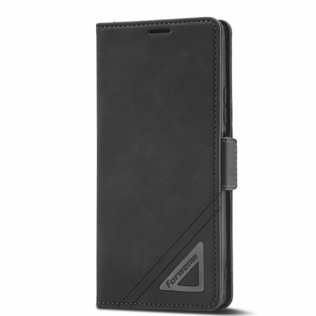 Forwenw Dual-side Buckle Leather Phone Case