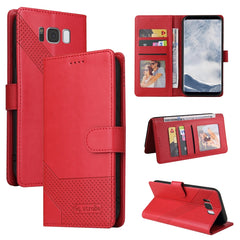 GQUTROBE Skin Feel Magnetic Leather Phone Case, For Samsung Galaxy S8+, For Samsung Galaxy S9, For Samsung Galaxy S9+, For Samsung Galaxy S10