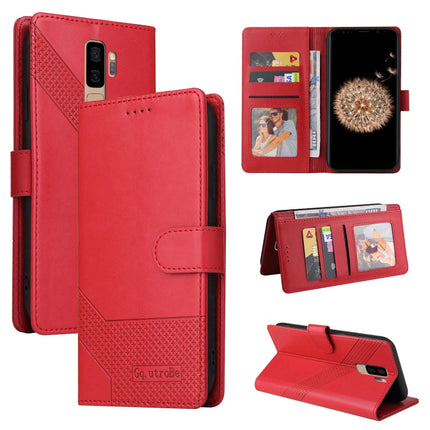 GQUTROBE Skin Feel Magnetic Leather Phone Case, For Samsung Galaxy S8+, For Samsung Galaxy S9, For Samsung Galaxy S9+, For Samsung Galaxy S10