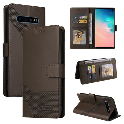 GQUTROBE Skin Feel Magnetic Leather Phone Case, For Samsung Galaxy S8+, For Samsung Galaxy S9, For Samsung Galaxy S9+, For Samsung Galaxy S10